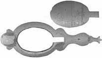 Oval Style Capbox Kit, sand cast nickel silver,
5-1/8" overall length
